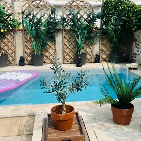 Hotel Maison Josara Agen, Chambres, Piscine Et Rooftop, Centre Proche Gare Agen