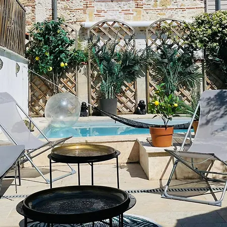 Maison Josara Agen, Chambres, Piscine Et Rooftop, Centre Proche Gare Agen